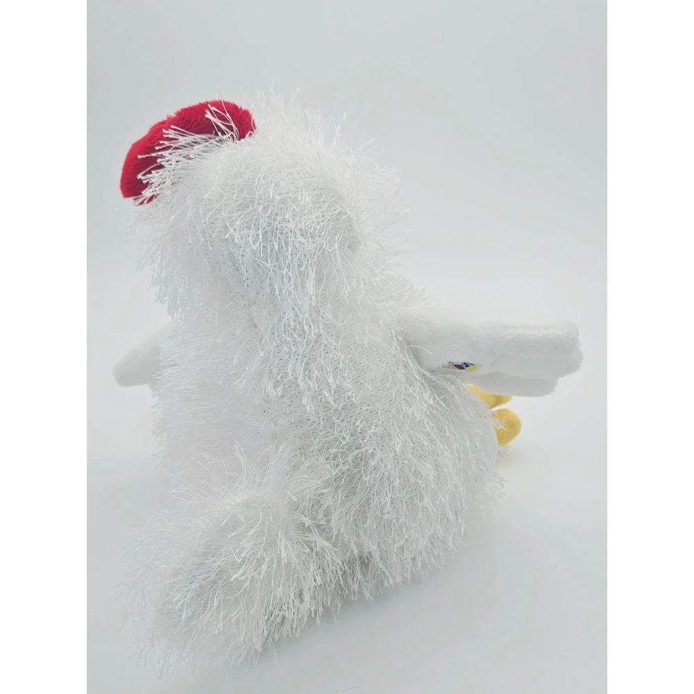 Ganz Webkinz Chicken Plush White Shaggy Bird Stuffed Animal HM007 NO CODE
